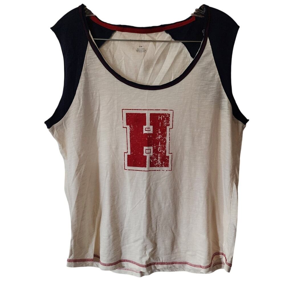 Tommy Hilfiger Y2K Sleeveless Tank Muscle Shirt Size Large